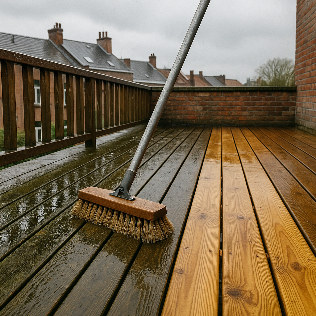 jardinier Comment entretenir sa terrasse à Bruxelles pour qu'elle dure ?
