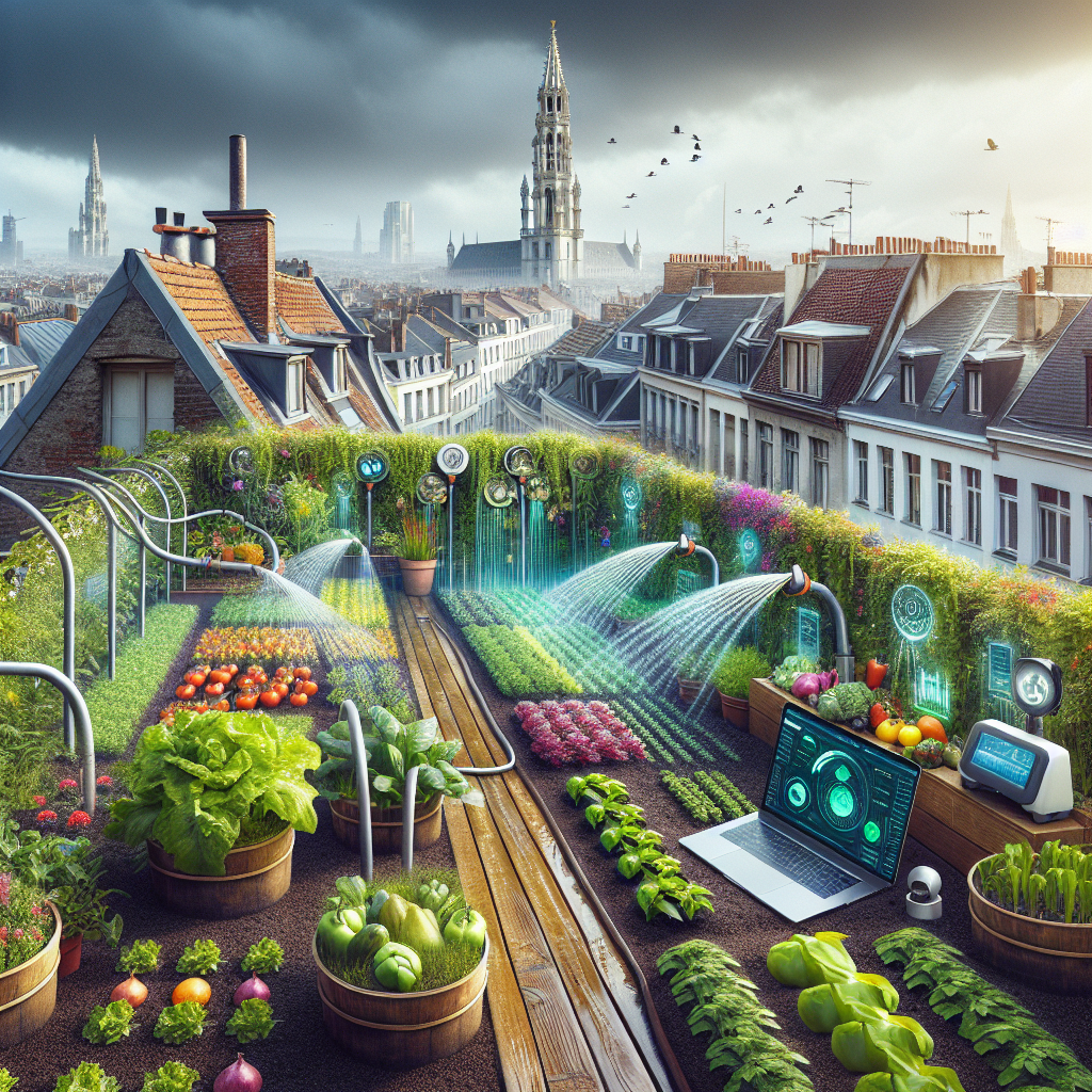 Potager connecté à Bruxelles : la tech au service du jardinage
