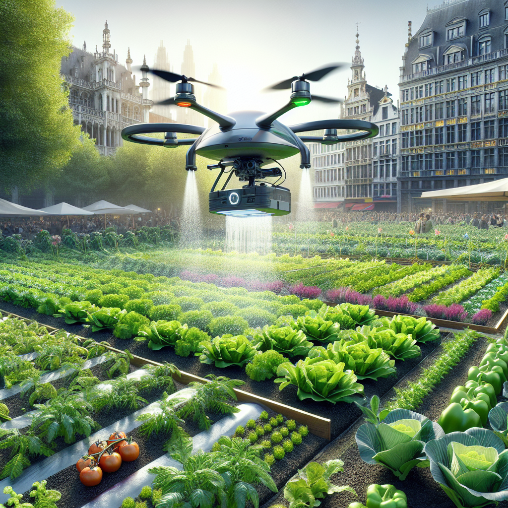 jardinier Drone et Potager : La Révolution Technologique des jardiniers à Bruxelles